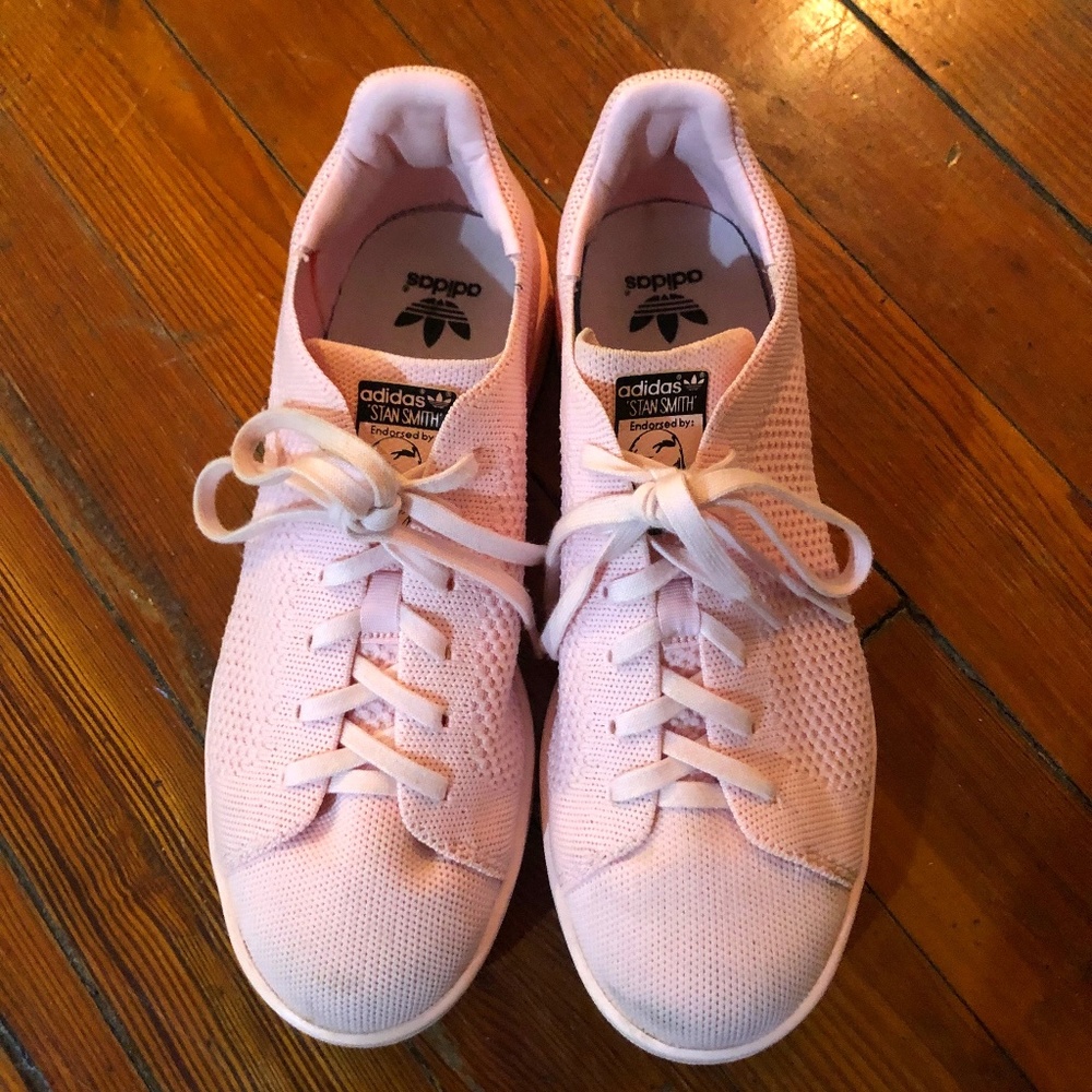 Adidas Originals Stan Smith Primeknit Pink In VERY GOOD Condition